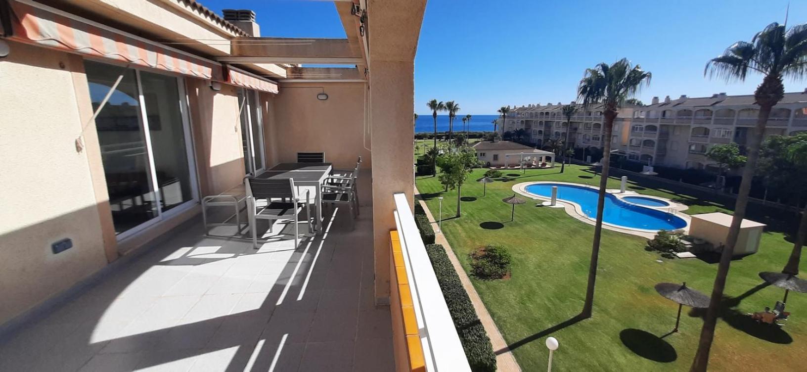 Atico En Urb Bahia De Denia De Vacaciones Mar Por Medio 아파트 외부 사진